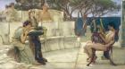 Sappho and Alcaeus, 1881 (oil on panel)