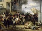 The Gate at Clichy during the Defence of Paris, 30th March 1814, 1820 (oil on canvas)