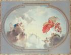 A Ceiling Design depicting the Apotheosis of Flora, 18th century