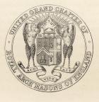 Seal of the United Grand Chapter of Royal Arch Masons of England, 1817, from 'The History of Freemasonry, volume II', published by Thomas C. Jack, London, 1883 (litho)