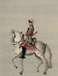 Equestrian portrait of Prince Charles de Beauveau-Craon (1720-93) (gouache on paper)