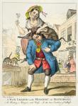 A Man Loaded with Mischief, or Matrimony, c.1766 (colour etching)