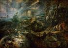 Landscape with Philemon and Baucis c.1625 (oil on panel)