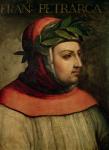 Portrait of Petrarch (Francesco Petrarca) (1304-74) (oil on panel)