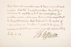 Handwriting and signature of Thomas Jefferson, 1803 (pen & ink on paper)