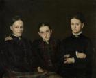 Portrait of Cornelia, Clara and Johanna Veth, 1885 (oil on canvas)