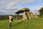 Pentre Ifan burial chamber, Wales. (photo)