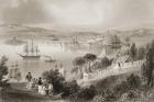 The Cove of Cork (now Cobh), County Cork, Ireland, from 'Scenery and Antiquities of Ireland' by George Virtue, 1860s (engraving)