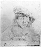 Self Portrait, 1651 (etching with drypoint)