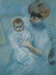 Maternity (pastel on paper)