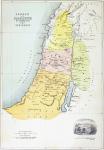 Canaan, or Palestine at the time of the New testament (colour litho)