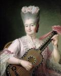 Portrait of Marie-Clothilde of France (1759-1802), also known as Madame Clothilde, queen of Sardinia, 1775 (after restoration)