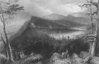 The Two Lakes and the Mountain House on the Catskills, 1838 (engraving)