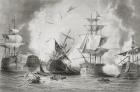 The Battle of Navarino, 1883 (engraving)