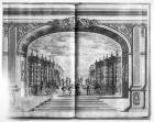 Scene from 'Mirame' possibly by Cardinal Richelieu (1585-1642) 1641 (engraving) (b/w photo)