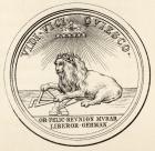 Masonic seal, from 'The History of Freemasonry, volume III', published by Thomas C. Jack, London, 1883 (litho)