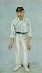 'Bobby', caricature of the cricketer Robert Abel, published 5th June 1902 in Vanity Fair (colour litho)