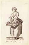 'Gooseberries for mackerel', The Gooseberry Seller, from 'Petits Metiers de Paris' (engraving)