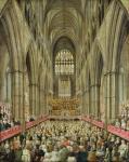 An Interior View of Westminster Abbey on the Commemoration of Handel's Centenary, Taken from the Manager's Box, c.1793 (oil on canvas)