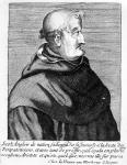 Portrait of John Duns Scotus (c.1265-c.1308) (engraving) (b/w photo)