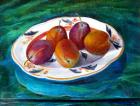 Fruit on a Staffordshire Dish, 2013 (oil on canvas)