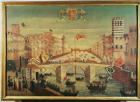 Il Gioco del Ponte dei Pisani (oil on canvas)