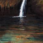 Waterfall III, 2016, (oil on canvas)