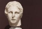 Head of Alexander the Great, first half of the 2nd century BC (marble)
