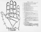 Palmistry (woodcut) (b/w photo)