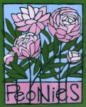 Peonies, 2007, (oil on illustration board)