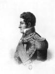 Juan Manuel de Rosas (1793-1877) (engraving) (b/w photo)