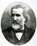 Portrait of Giuseppe Verdi (1813-1901) (engraving)