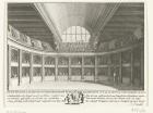 The Theatre of Jacob van Campen seen from the stage, 1658 (engraving)