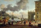 A Mediterranean Harbour Scene