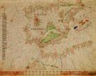 The Iberian Peninsula and the north coast of Africa, from a nautical atlas, 1520 (ink on vellum) (detail from 330910)