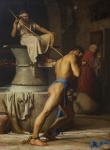 Samson and the Philistines, 1863 (oil on canvas)