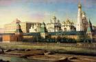 View of the Moscow Kremlin from the Embankment (oil on canvas)