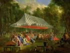 Festival Given by the Prince of Conti to the Prince of Brunswick-Lunebourg at l'Isle-Adam, 1766 (oil on canvas)
