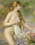 Bather with long hair, c.1895 (oil on canvas)