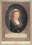 Marie-Therese-Charlotte de France (1778-1851) aged seventeen (coloured engraving)
