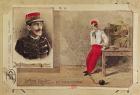 Alfred Dreyfus (1855-1935) as a prisoner, 1894-1906 (colour litho)