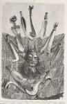 Knives, mask and mat from Upper Congo, from 'The History of Mankind', Vol.III, by Prof. Friedrich Ratzel, 1898 (engraving)