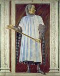 Niccolo Acciauoli (1310-65) from the Villa Carducci series of famous men and women, c.1450 (fresco laid on canvas) (see 28494 for detail)