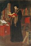 Portrait of John Calvin (1509-64), French theologian and reformer (oil on canvas)