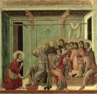 Maesta: Christ Washing the Disciples' Feet, 1308-11