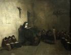 Interior of a School for Orphaned Girls, 1850 (oil on canvas)