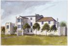 View of Sir Noel de Caron's House, 1809 (w/c on paper)