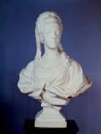Marie-Antoinette (1755-93), portrait bust by Jean Baptiste Lemoyne (1704-78), 1771 (marble)