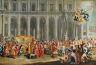 The Departure of Alois Thomas von Harrach, Viceroy of Naples (1669-1742) from the Palazzo Reale di Capodimonte (for detail see 68613)