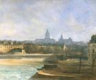 Ile de la Cite, Paris (oil on canvas)